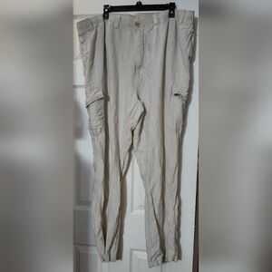 Caribbean Cream Cargo Pants for Men